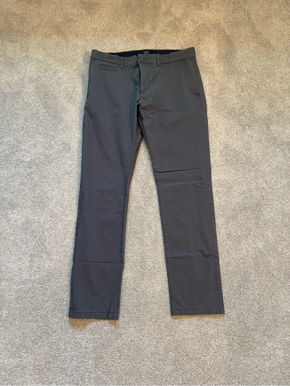 J. Crew Men's Slim Chinos - Charcoal Gray